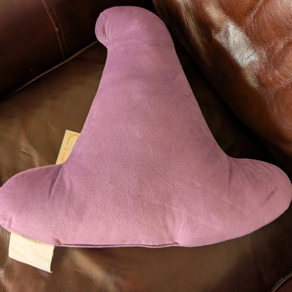 Sparkles home Purple and Gold Wizard Hat Pillow NEW